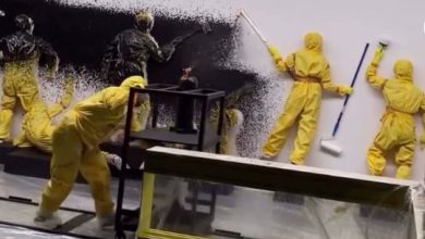 پرفورمنس هنرمند خیابانی  0331c