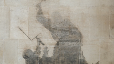 سایۀ شوم دیوارنگارۀ پاک‌شدۀ بنکسی در اینترنت دست‌به‌دست می‌شود